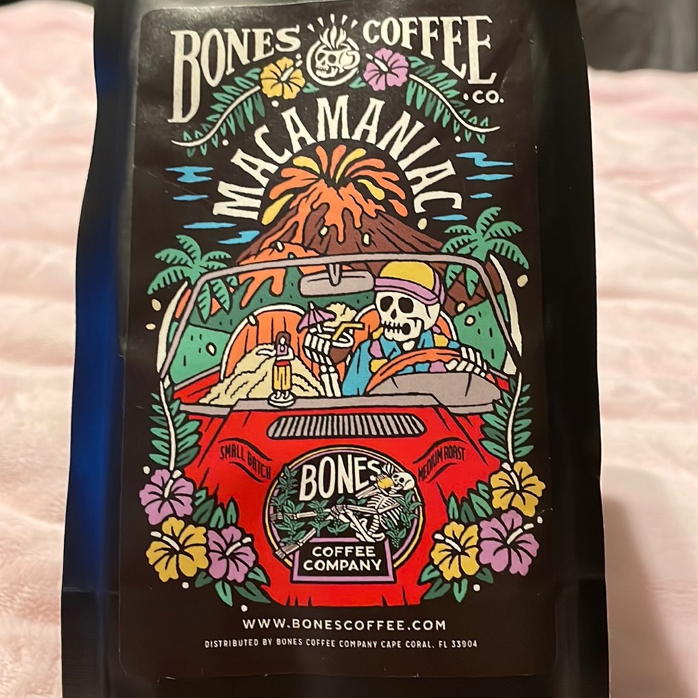 Skull (Coffee Cup Logo) Bones Coffee MacNutCoconut